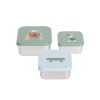 Assortiment snackdoosjes RVS - Snackbox set tiny team dog 